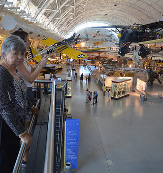 Steven F. Udvar-Hazy Center: major hall panorama